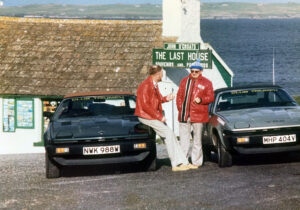 Triumph Works Team on the RBRR in 1980 - The first two RHD TR8's.